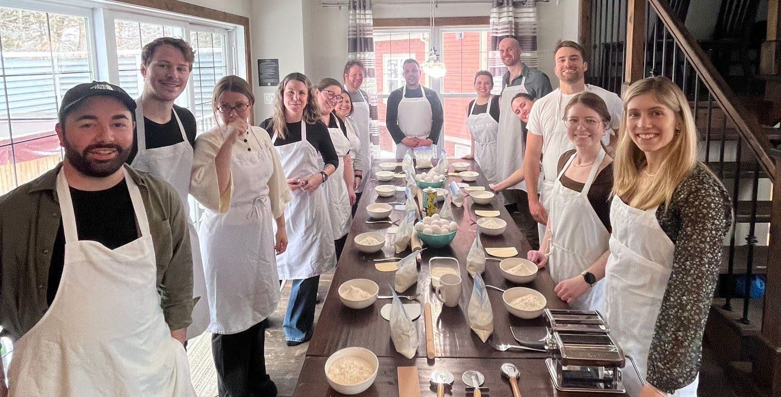 Fresh pasta course